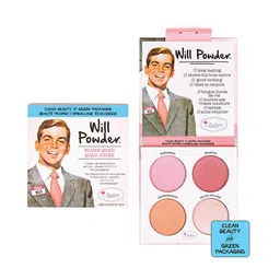 The Balm Long-Lasting Will Powder Blush Quad With Jojoba & Grapeseed Oil - 10g-26