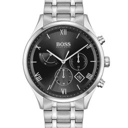 BOSS Gallant Men Stainless Steel Straps Analogue Chronograph Watch 1513891-image-0