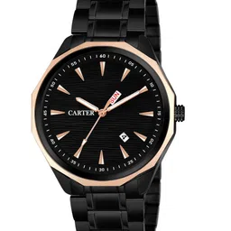 Sandy D Carter Men Dial & Stainless Steel Bracelet Style Straps Analogue Watch Sandy D Carter-169-BK-39