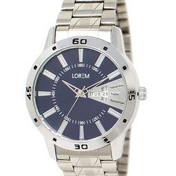LOREM Men Printed Dial & Stainless Steel Bracelet Style Straps Analogue Watch LR102-A-43