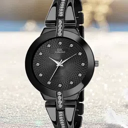 IIK COLLECTION Women Embellished Dial & Bracelet Style Straps Analogue Watch IIK-3058W1-image-94