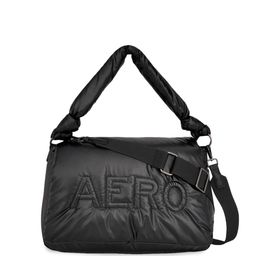 Aeropostale Zelie Brand Logo Textured Shopper Handheld Bag-19