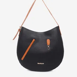 Black Spade Oversized Water Proof Structured Shoulder Bag-57