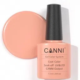 CANNI Gel Color System Color Coat Soak-Off UV & LED Nail Polish-Apricot 055-image-65