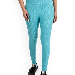 THEFITTHEORY Self Design Slim-Fit Breathable Ankle-Length Gym Tights-image-90