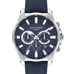 Lee Cooper Men Brass Embellished Leather Wrap Around Straps Digital Watch LC07525.399-image-15