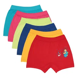 Bodycare Kids Pack Of 6 Assorted Cotton Boxer Style Briefs KIA358-PK001_P6-5