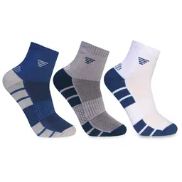 Bonjour Men Pack Of 3 Assorted Ankle-Length Socks-picture-24