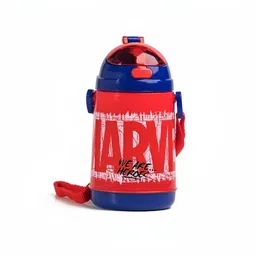 Marvel Red & White Typography Printed Smart Vacuum Water Bottle 450 ml-image-58