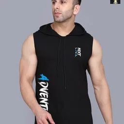 SLOWLORIS Pack Of 2 Printed Sleeveless Gym Vest SL28 COMBO (ADV BLACK) (NVR BLACK)-18