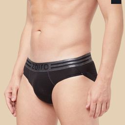 Zoiro Pack Of 2 Anti Odour Basic BriefsZO-BRI-Sports 513-NY-BLK-S-2PC-picture-27