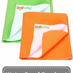 OyO Baby Set Of 2 Waterproof & Lightweight Dry Sheets Bed Protector - Small-2
