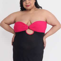 Klamotten Plus Size Strapless Baby Doll-image-58