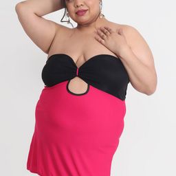 Klamotten Plus Size Strapless Baby Doll-image-57