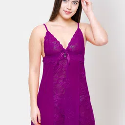 FashionRack Purple Net Baby Doll-picture-25