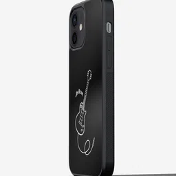 macmerise Black & White Printed Jim Beam Rock On iPhone 12 Phone Back Case-2