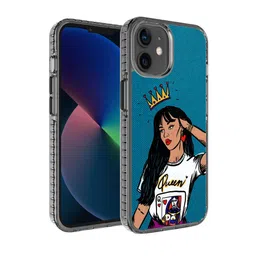 DailyObjects Green & White Printed iPhone 12 Back Case-30