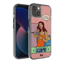 DailyObjects Pink & Red  Printed iPhone 13  Back Case image 1