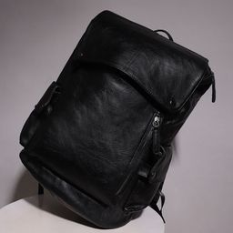 French Accent Men The Urban Uthopia Textured Leather Laptop Backpack - Up to 18 inch-26