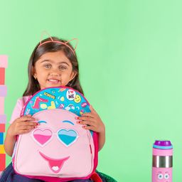 Rabitat Girls Pink & Blue Backpack-26