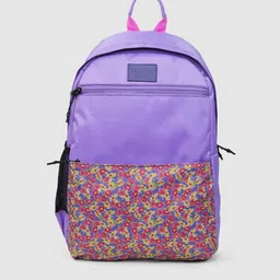 DressBerry Women Purple & Pink Floral Printed Backpack-6