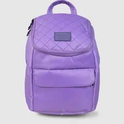 DressBerry Women Purple Quilted Backpack-3