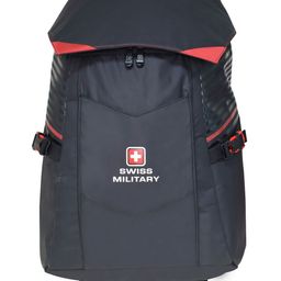 SWISS MILITARY Unisex Brand Logo Backpack With Compression Straps Up to 15 inch-7