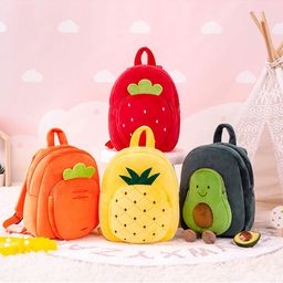 Frantic Unisex Kids Yellow & Green Graphic Backpack-43