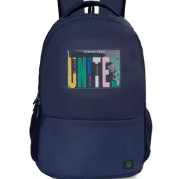 United Colors of Benetton Unisex Zeke Brand Logo Printed Ergonomic Backpack & Rain Cover-14