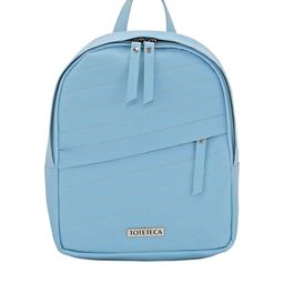Toteteca Women Blue PU Casual Backpack-image-92