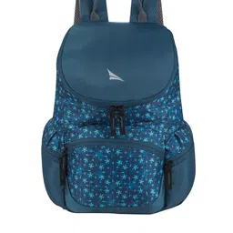 LUNAR'S Unisex Blue & Grey Graphic Backpack-30