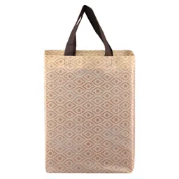 Kuber Industries 24-Pcs Ethnic Motifs Printed Shopper Tote Bag-17
