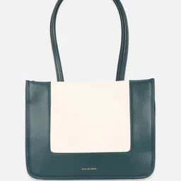 Van Heusen Woman Colourblocked Structured Shoulder Bag-10