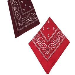 Aadikart  Pack Of 2 Red & Maroon Paisley Printed Cotton Bandanas-image-86
