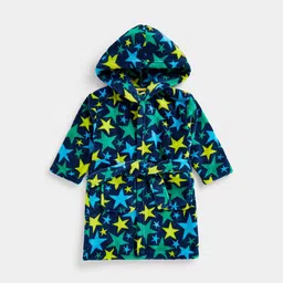 mothercare Boys Printed Cotton Bath Robe-picture-14
