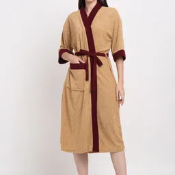 Creeva Belted Terry Bath Robe-picture-34