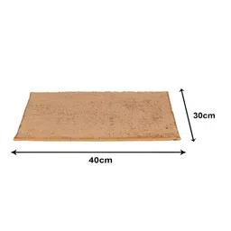 Aura Beige Textured 110 GSM Non Slip Bath Rug-image-11