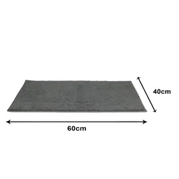 Aura Bano Grey Non Slip Doormat-picture-24
