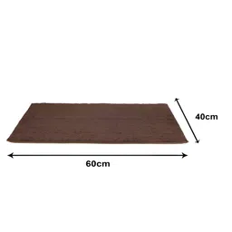 Aura Bano Brown Non Slip Doormat-25