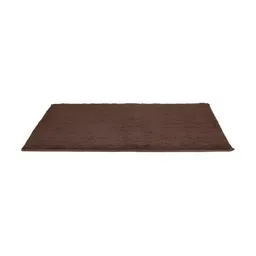 Aura Brown 2 Pieces Anti-Skid Water Absorbent Microfiber Bath Rugs-image-23