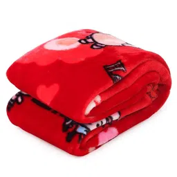 Butterthief Red & White Cartoon Characters Mink Heavy Winter Single Bed Blanket-image-52
