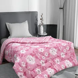Supreme Home Collective Pink AC Room 300 GSM Single Bed Comforter-image-31