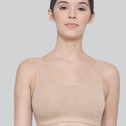 LYRA Pack Of 2 Combed Cotton Sweat Absorbent Stretchable Sports Bra-image-30