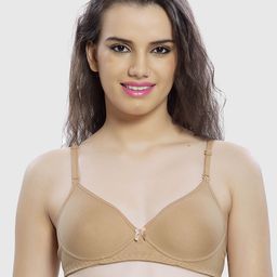 Lady Love Beige Lightly Padded Bra-image-57