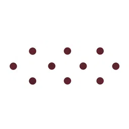 Comet Busters 10 Pcs Reusable Circular Bindis - Maroon-5