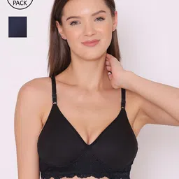 ABELINO Women Black Bra-image-17
