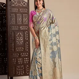 MIMOSA Woven Design Zari Banarasi Saree-picture-16