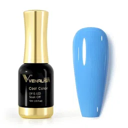 VENALISA Coat Color UV & LED Soak Off Gel Nail Polish 12ml - Royal Blue 1061-image-2