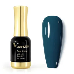 VENALISA Coat Color UV & LED Soak Off Gel Nail Polish 12ml - Vivid Blue 1069-image-5