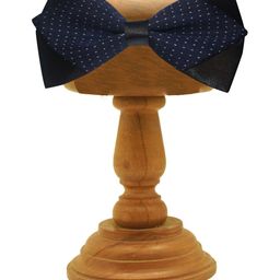 MUTAQINOTI Men Blue Printed Bow Tie-image-4